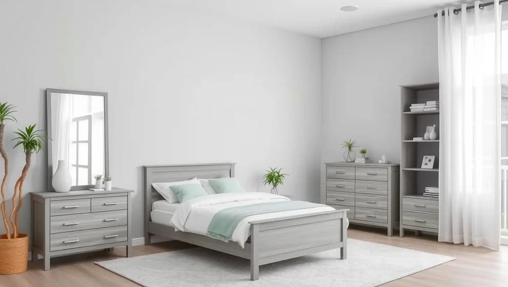 Måla möbler i samma färg som väggen